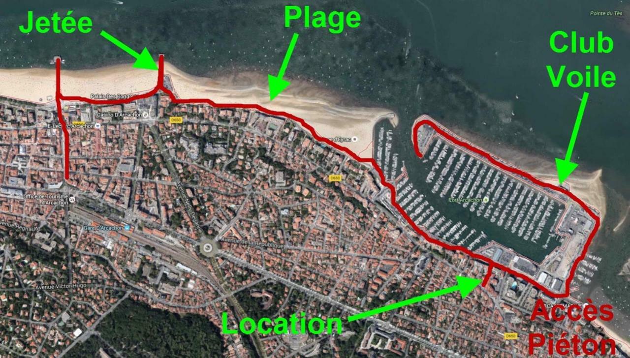 Les Pieds Dans L'Eau Apartment Arcachon Ngoại thất bức ảnh